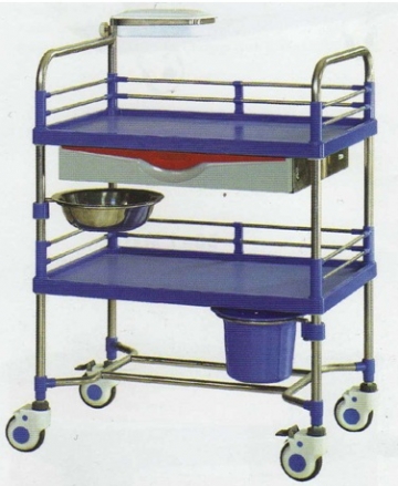 Guéridon en inox et ABS modèle F-49-2